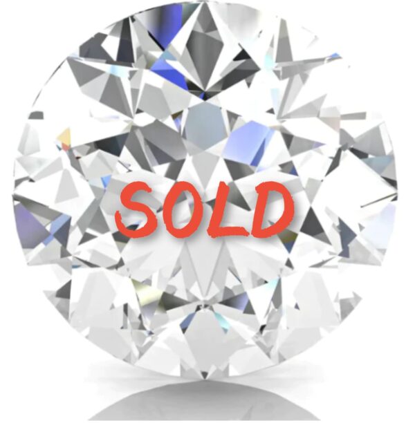 Round Brilliant Cut Diamond – 0.3870 Carat (EGL Certified) SOLD