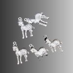 Zebra Charm Pendants