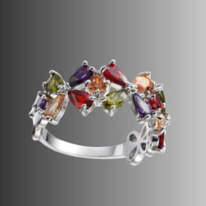 Four -Leaf Clover Flower Ring- Size 8